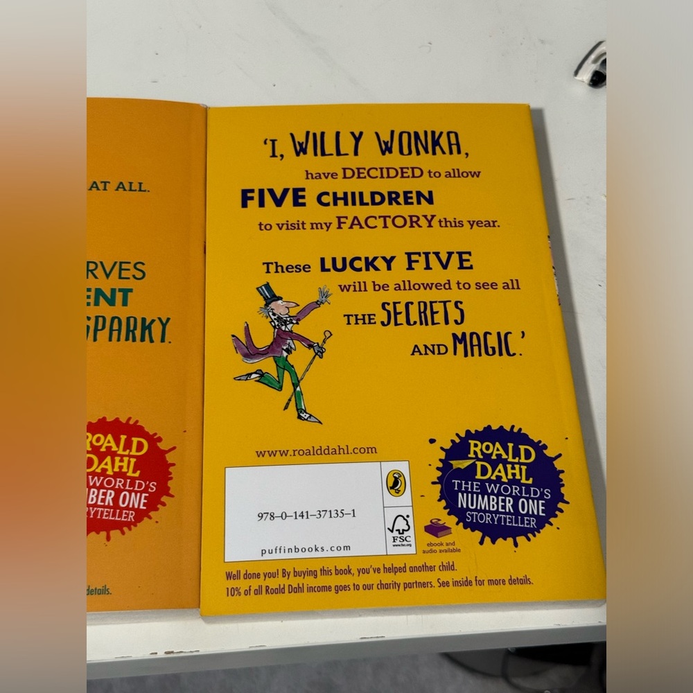 ROADL DAHL Set of 3 Paperback Books Danny, Witches, Charlie & Chocolate Factory - Picture 7 of 8